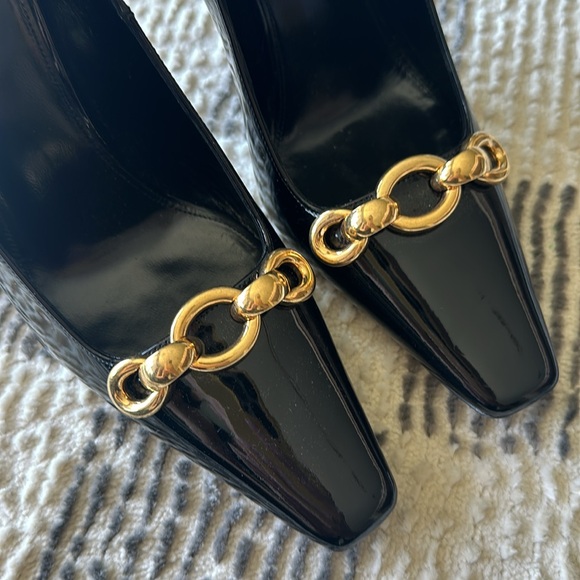 Saint Laurent pumps with gold accent - Picture 6 of 7